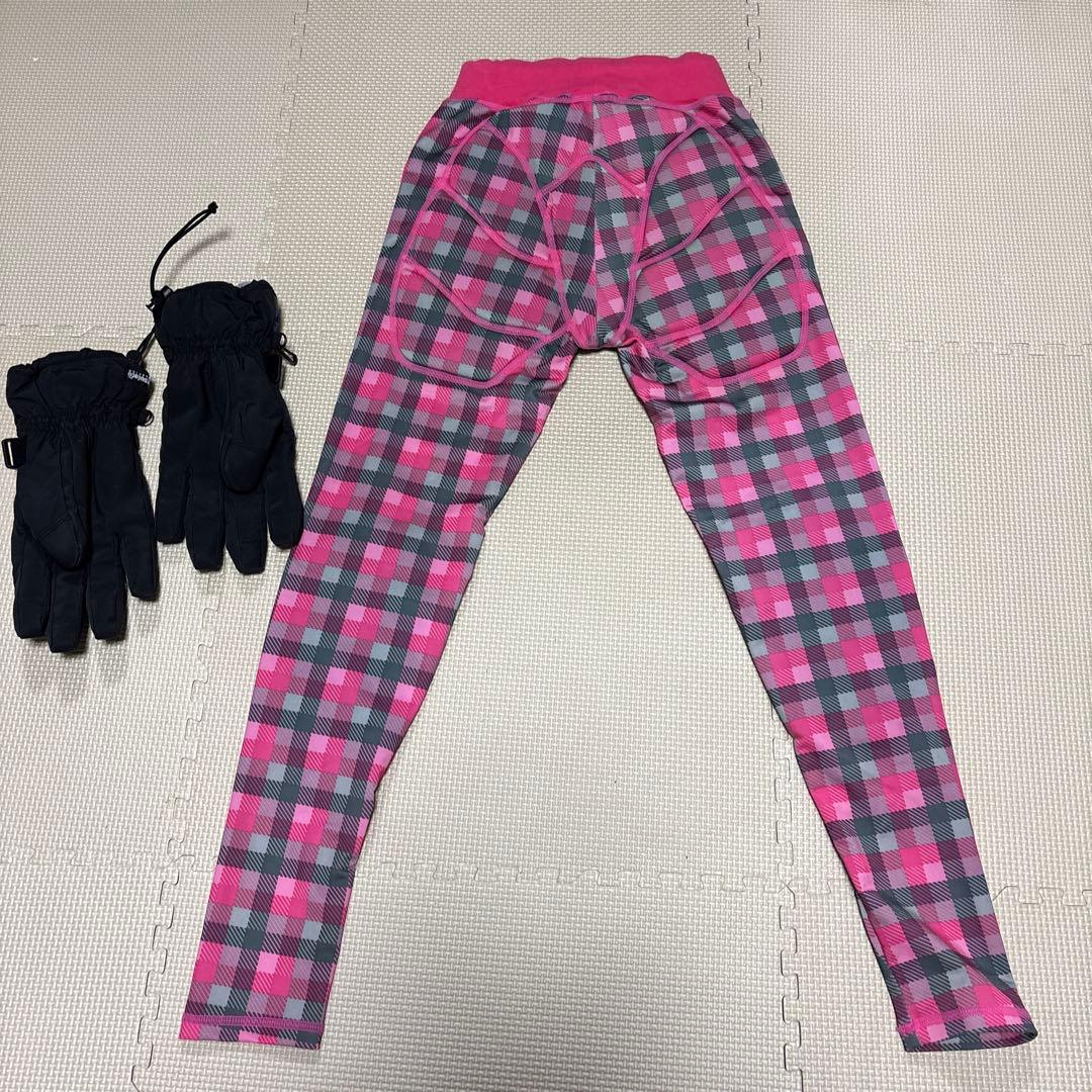 【美品】ICEPARDAL スノボウェアー　7号　グローブ、インナー付き