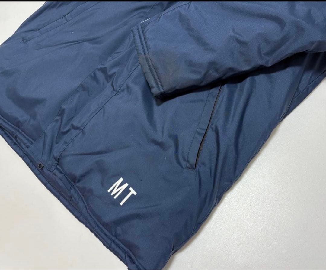 横浜F・マリノス／adidas 中綿 ハーフジャケット ベンチコート (O）