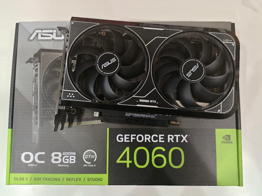ASUS DUAL GEFORCE RTX4060 グラフィックボード
