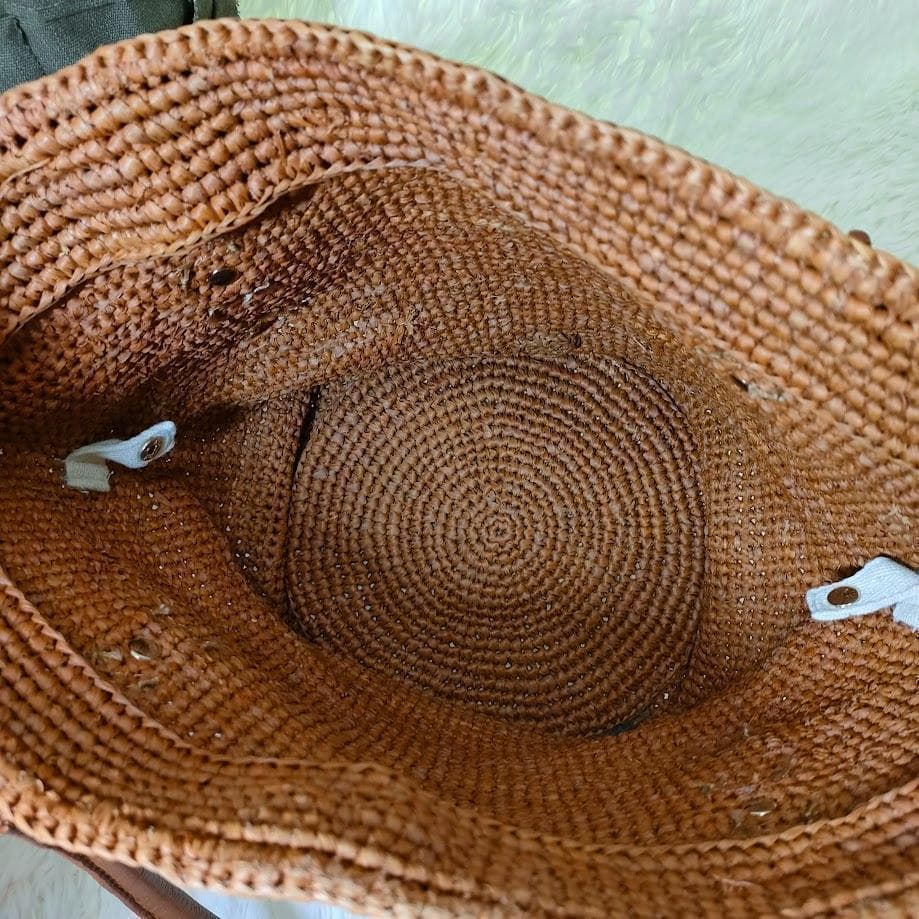 HELEN KAMINSKI ヘレンカミンスキー ラフィア トートバッグ