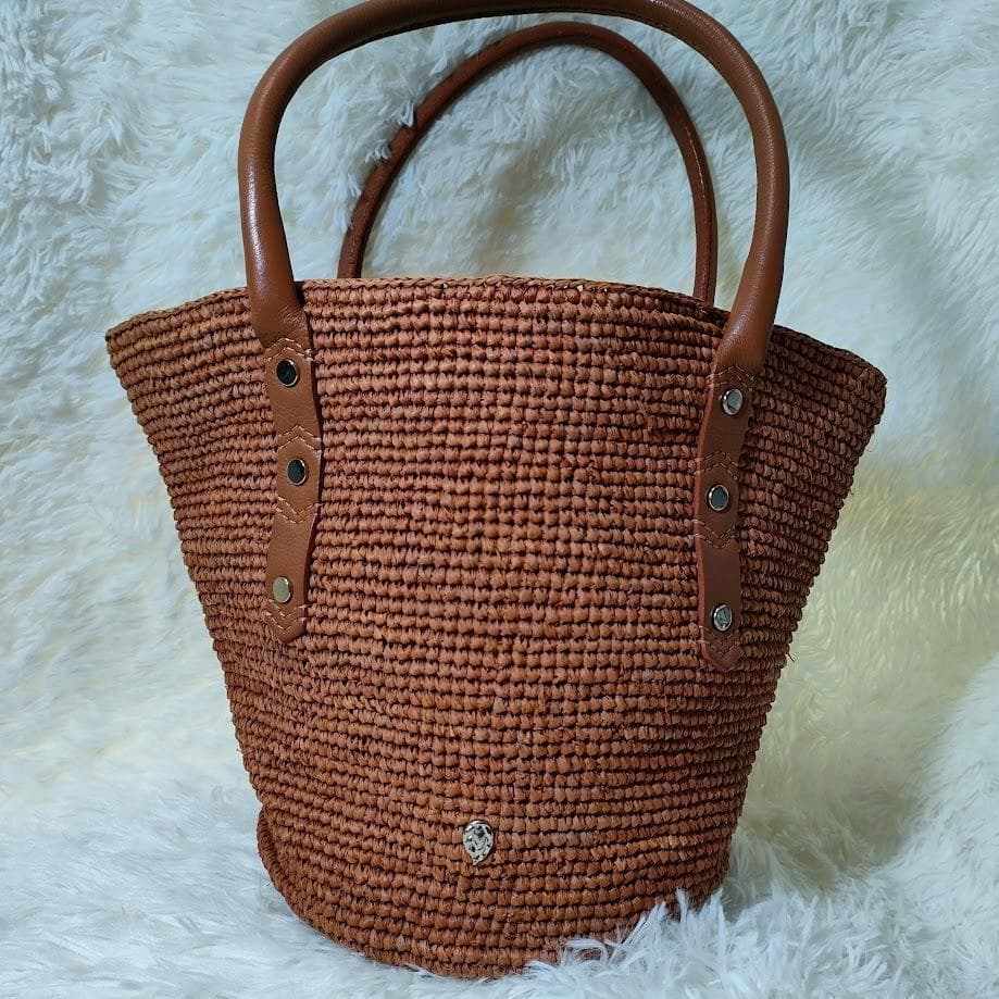 HELEN KAMINSKI ヘレンカミンスキー ラフィア トートバッグ