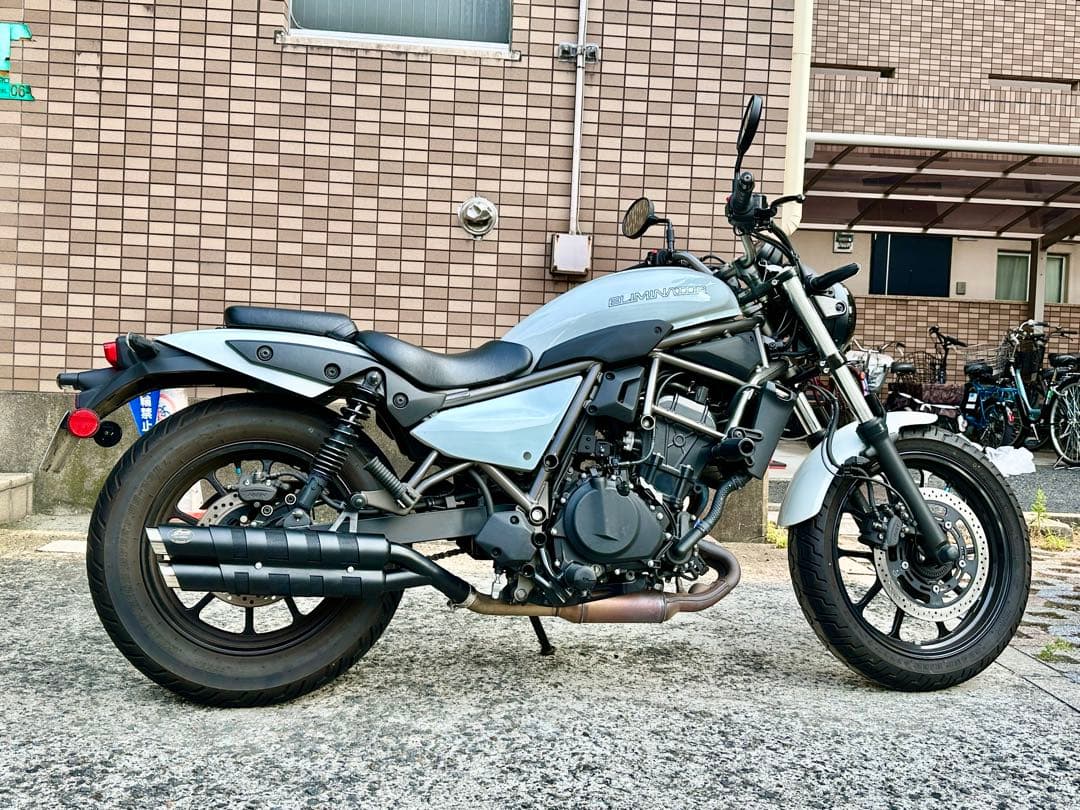 カワサキ エリミネーター400 用カスタムマフラー EL400-V1