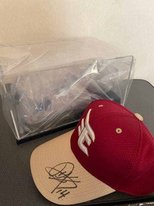 楽天イーグルス　則本昴大　直筆サイン入りキャップ　アクリルケース付き　読売巨人軍