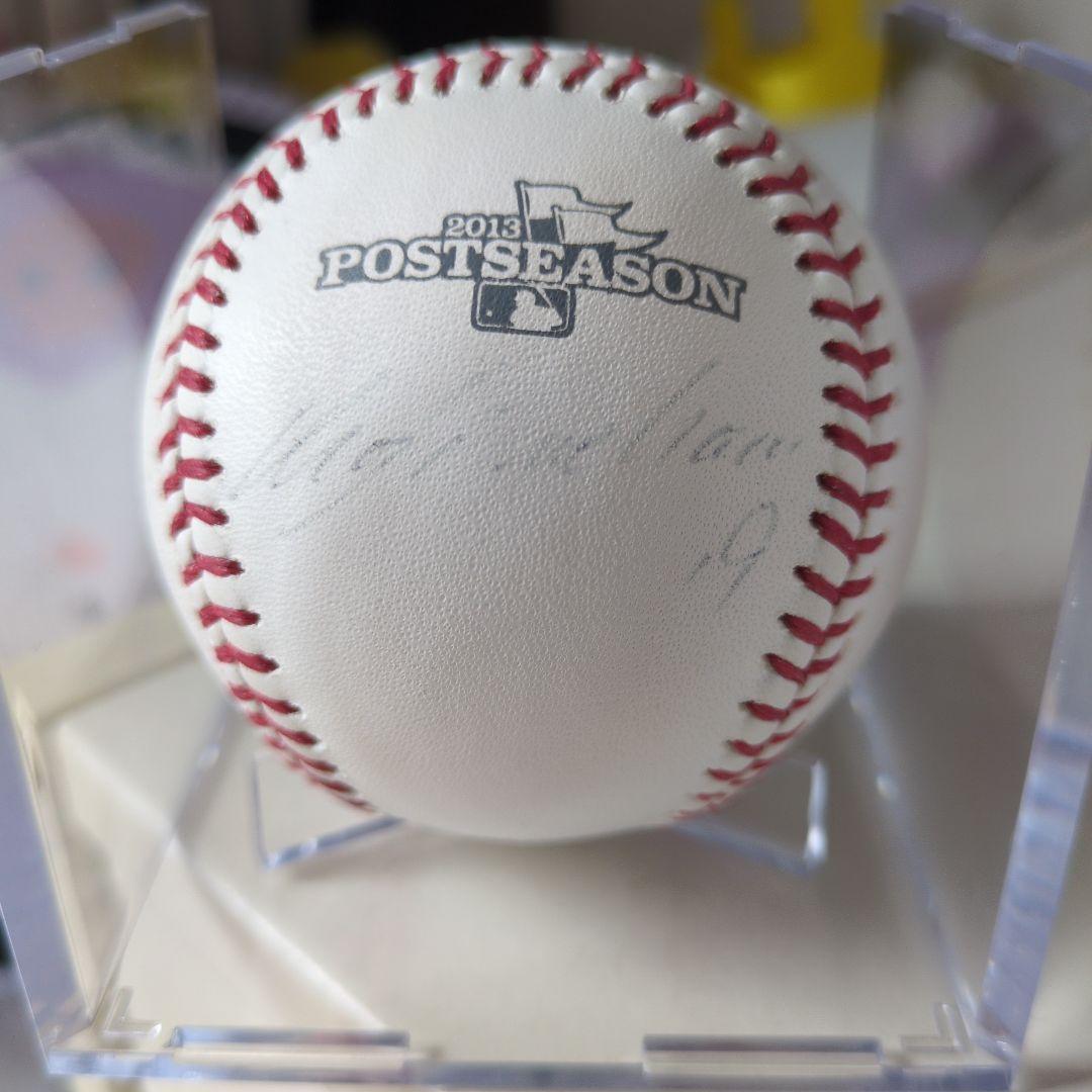 2013年ポストシーズン公式ボール 上原浩治サイン入り