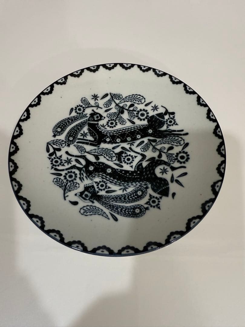 scopeスコープ東屋/印判鳥獣五画六寸皿5枚組