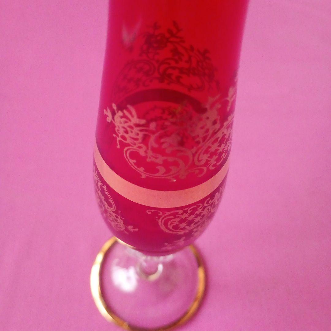 ラグーナ•ムラノ•グラス　未使用品 インテリア　一輪挿し