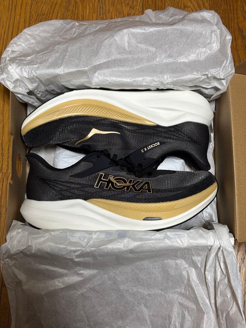 【新品】HOKA ROCKET X3 虎視眈々パック 27.5cm