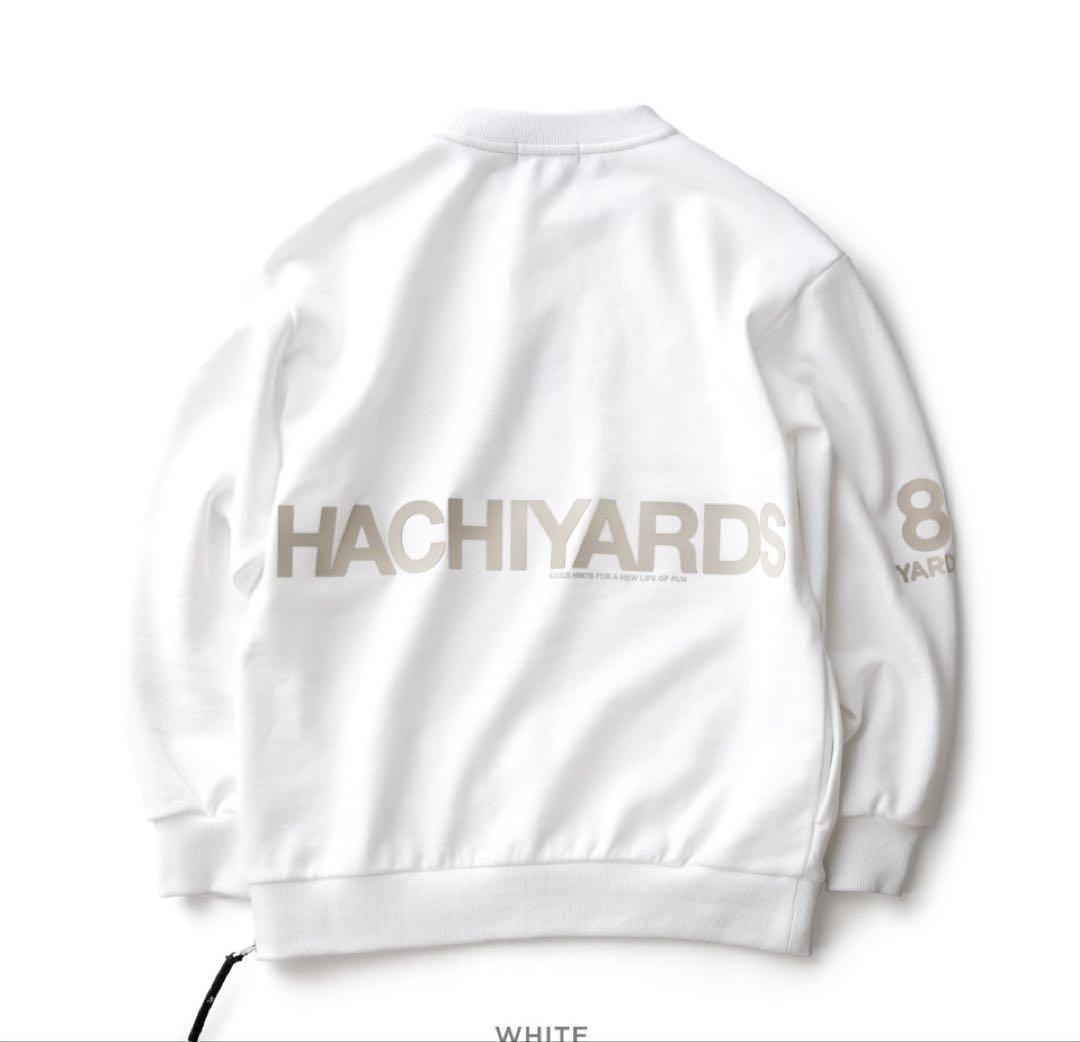 8YARDS ハチヤーズ　ホワイト トップスプルオーバー