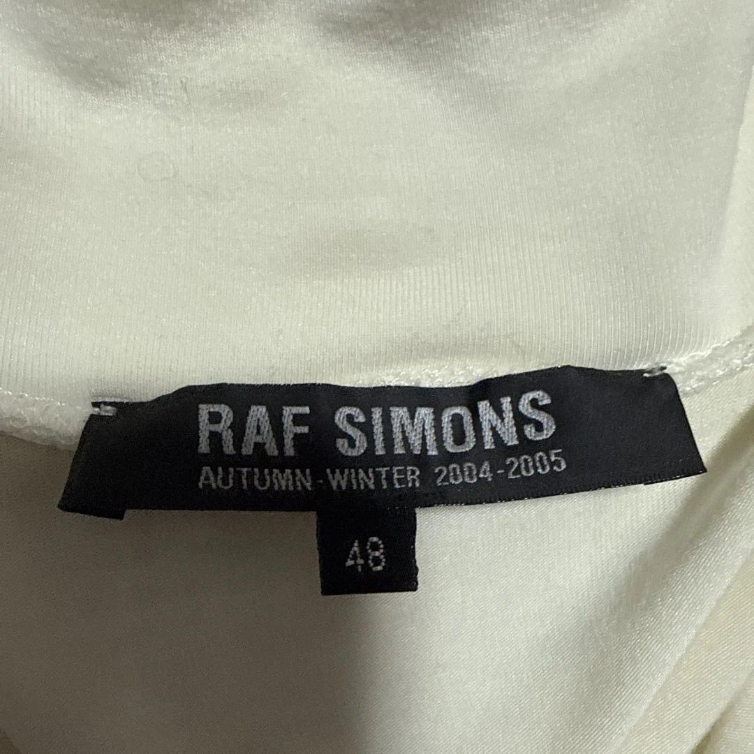 ラフシモンズ　ジップアップカットソー