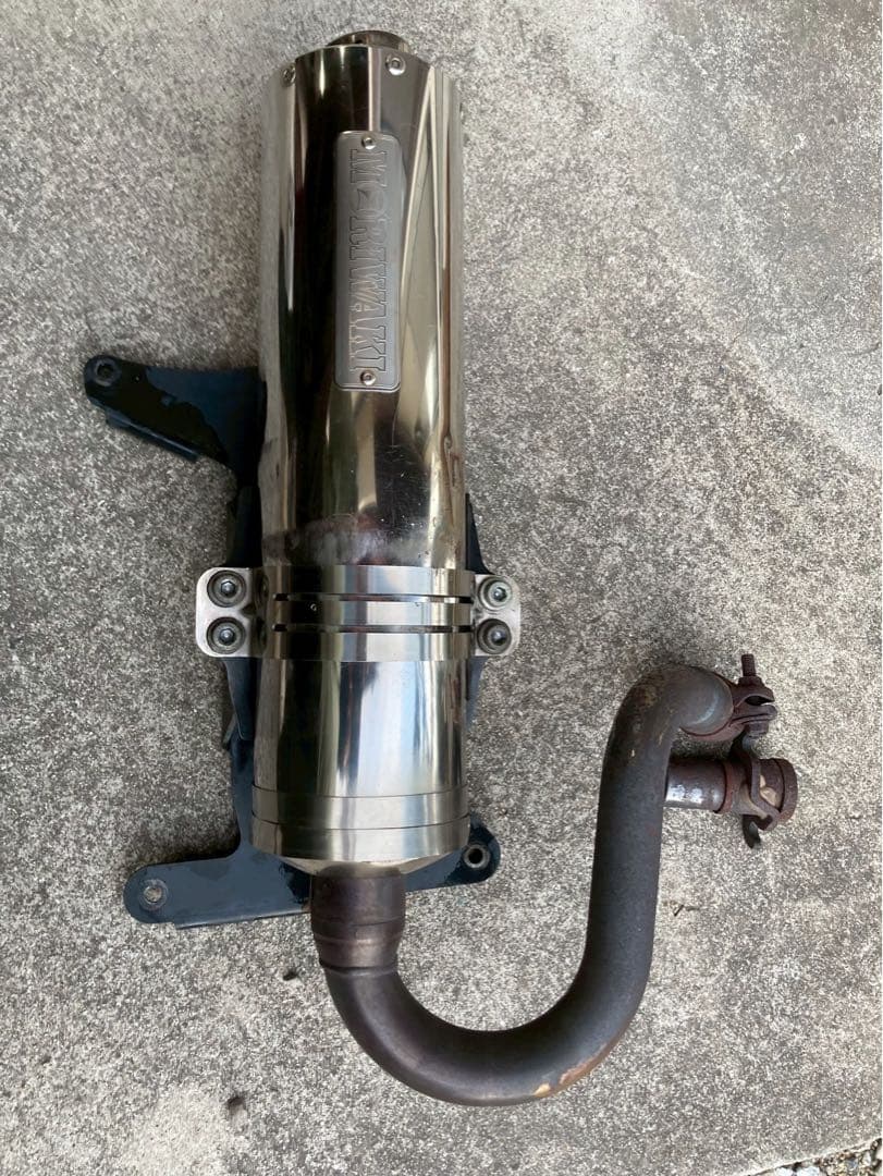 モリワキ・フュージョン マフラー ステンレス マフラー 取り付けブラケット付き