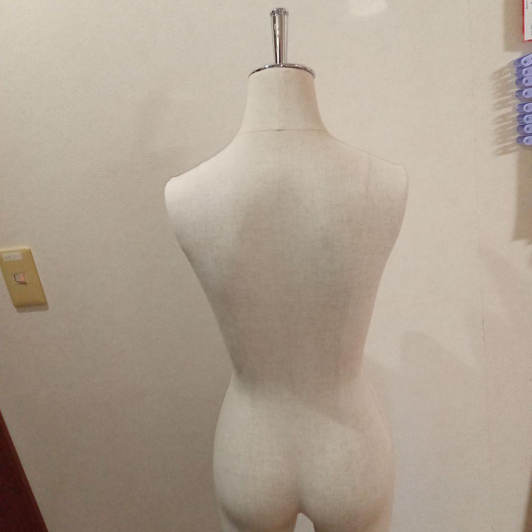 女性用布製マネキン メタルスタンド付き