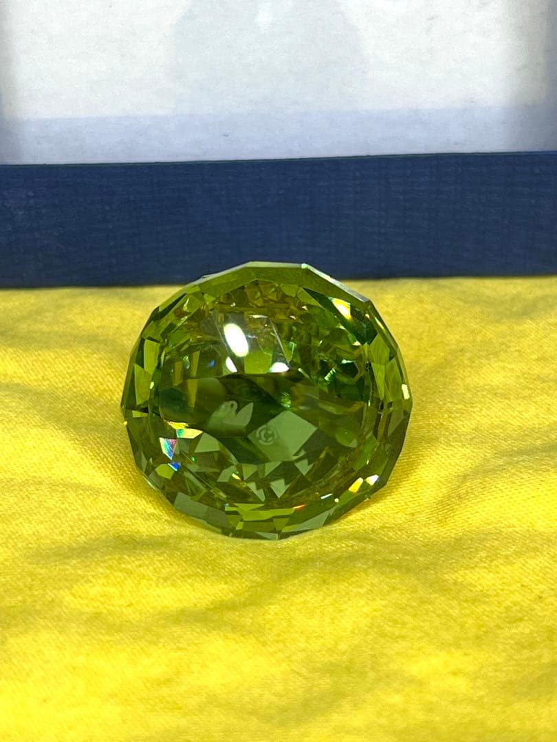 廃盤希少品✨ スワロフスキー　ロッキング　クリスマスツリー　緑　クリスタル　箱付