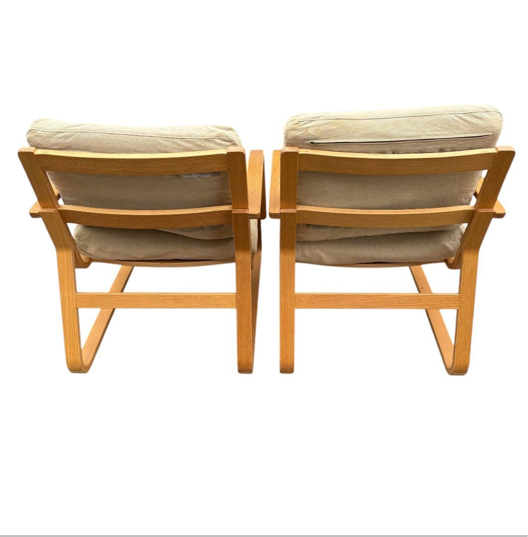 MUJI リビングでもダイニングでもつかえるソファチェア　2脚セット