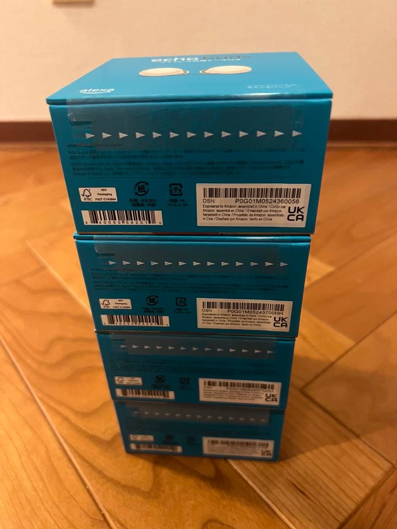 新品未開封 4個セットEcho Buds (エコーバッズ) 第2世代