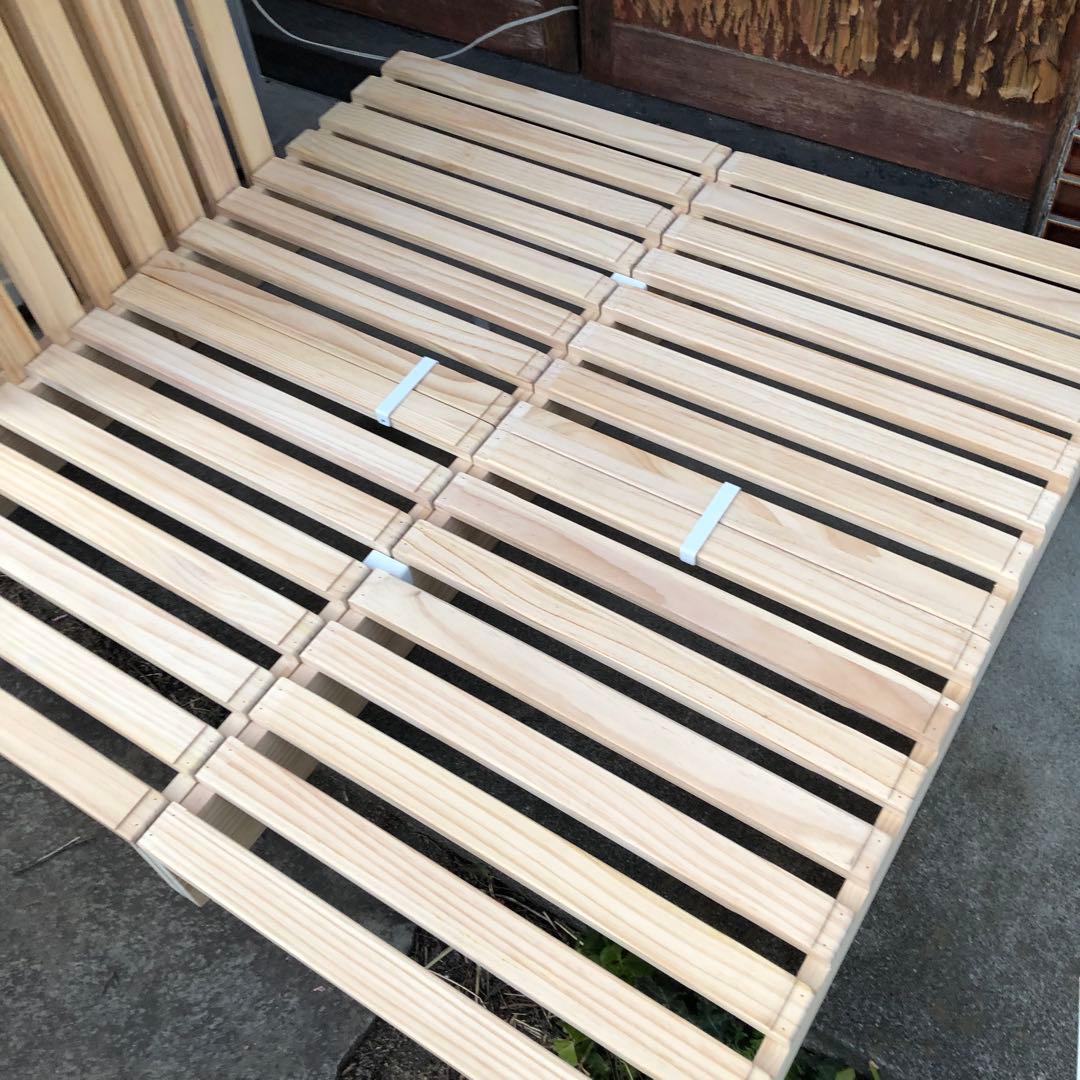 すのこ パレットすのこベッド スノコベッド 6枚 ①