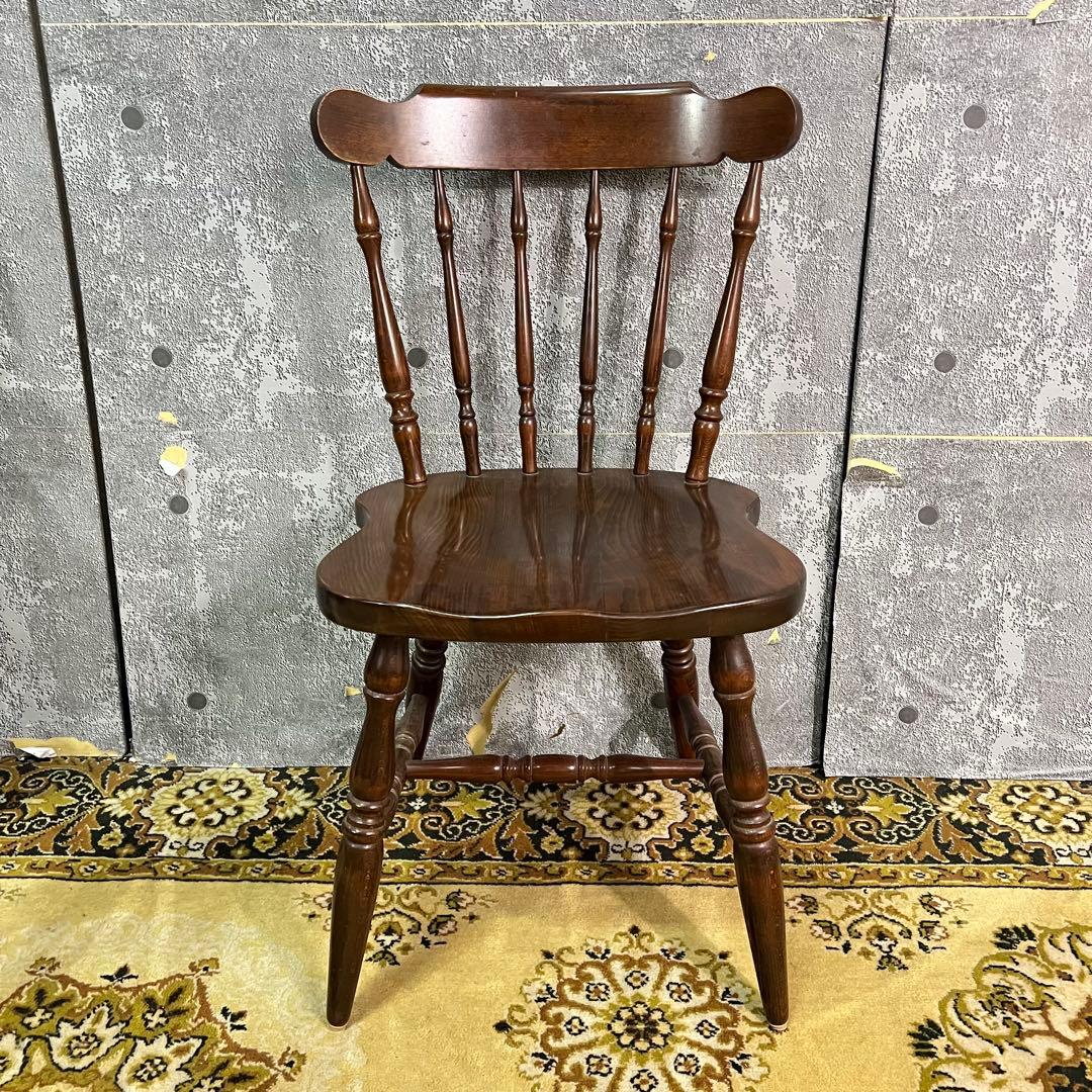 ꧁飛騨産業 HIDA꧂キツツキマーク ウィンザーチェア ダイニング 食卓椅子