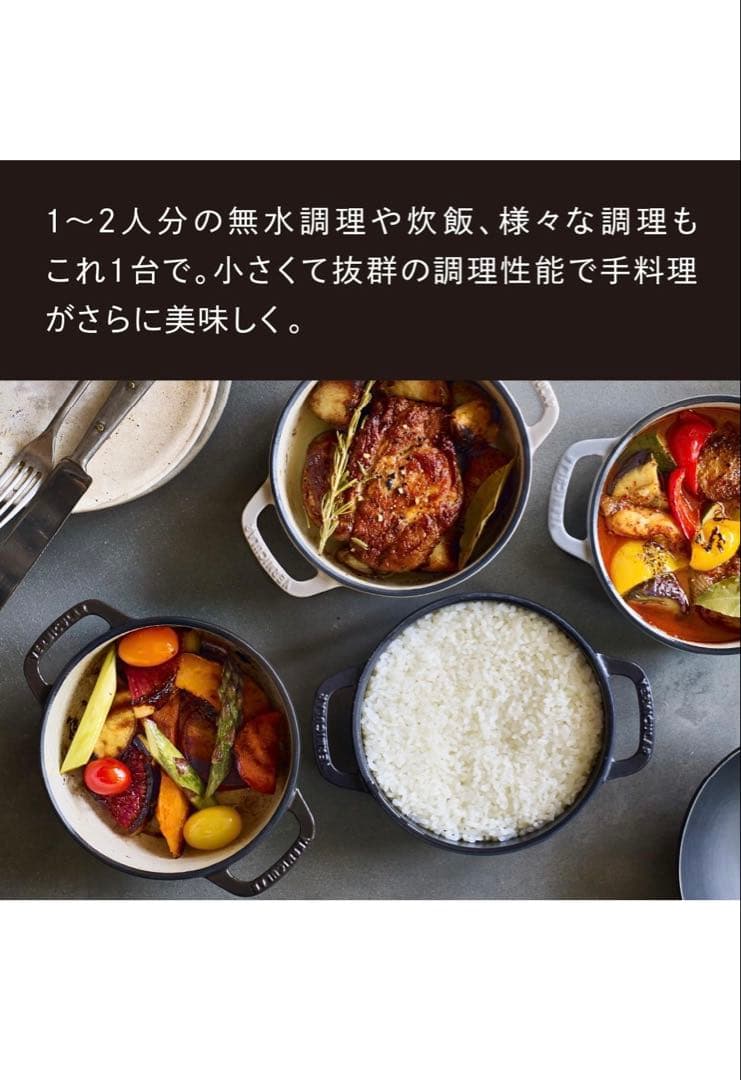 新品 バーミキュラ オーブンポット2 鋳物 オイスターグレー mini 14cm