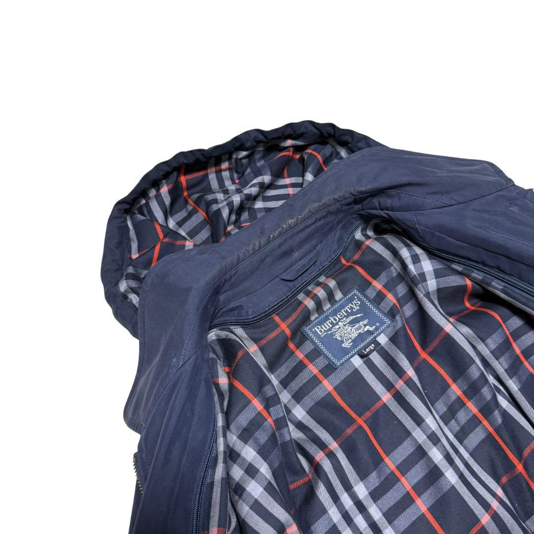Burberry’s ダウンライナー付き モッズコート L チェック ネイビー