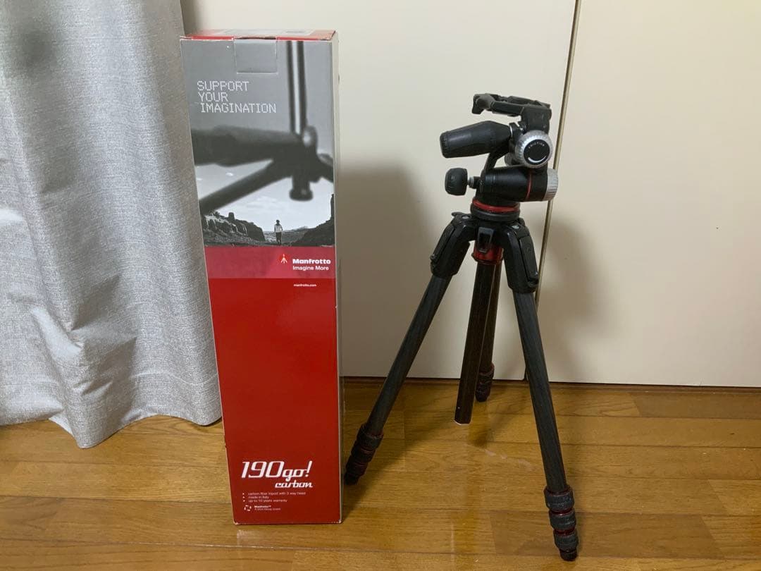 Manfrotto 190 go ! マンフロット カーボン3脚＋雲台