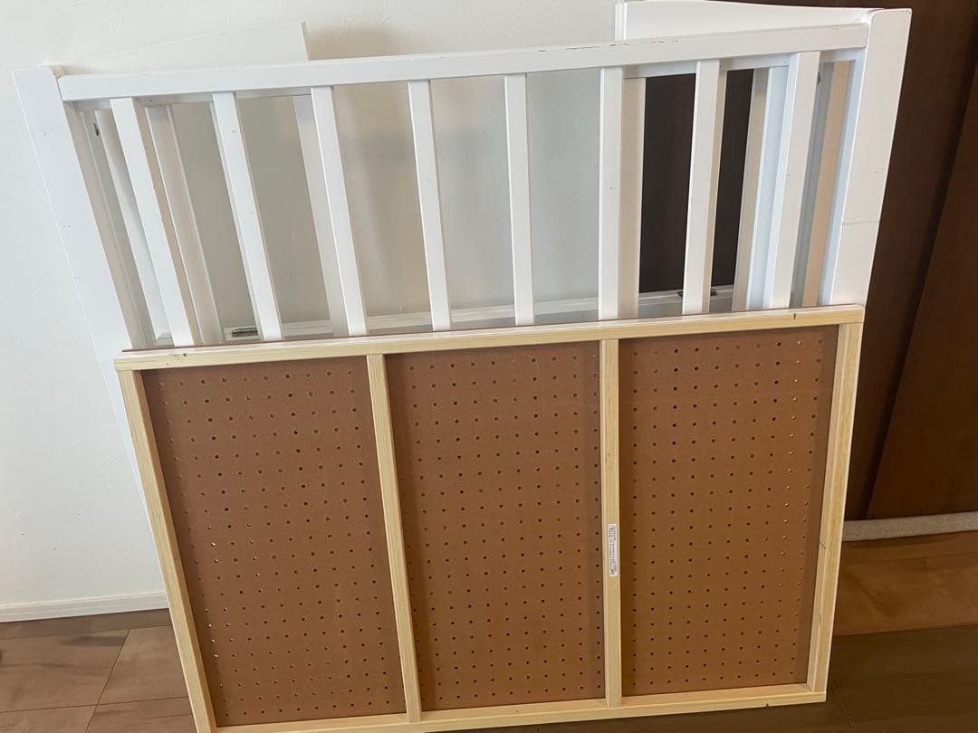 KATOJI ベビーベッド ミニサイズ送料込み 上下2段式 ホワイト