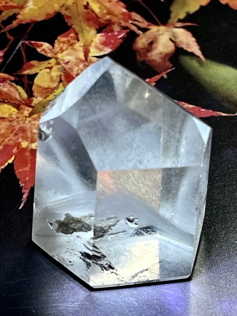 龍脈水晶✨　ホワイトファントム　クリスタル　水晶　原石　ポリッシュ　ポイント