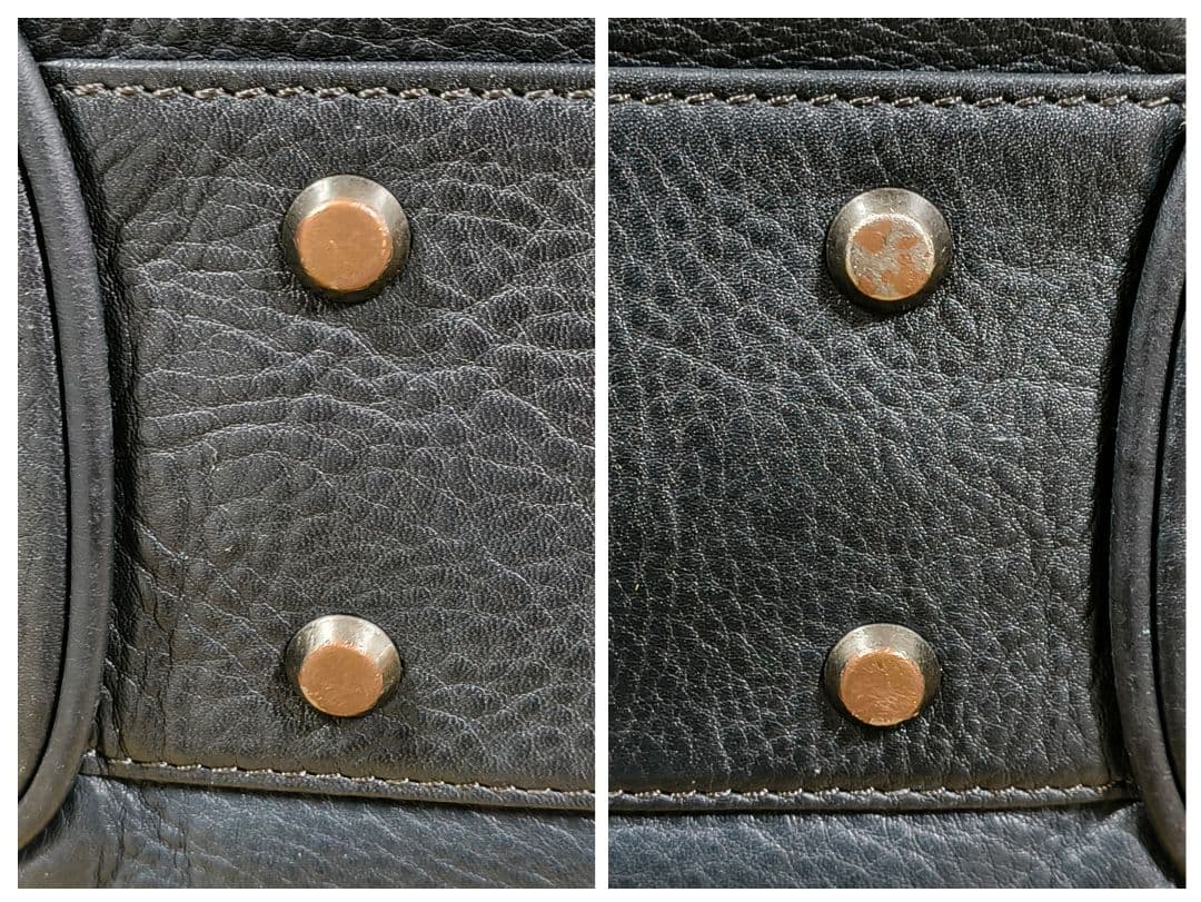 FUJITAKA フジタカ　ビジネスバッグ　トートバッグ　シボ革　A4　ネイビー