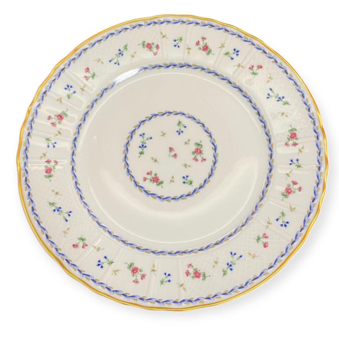 ベルナルド リモージュ アルトワシリーズ　ブルー 廃盤品　プレート4点 26cm