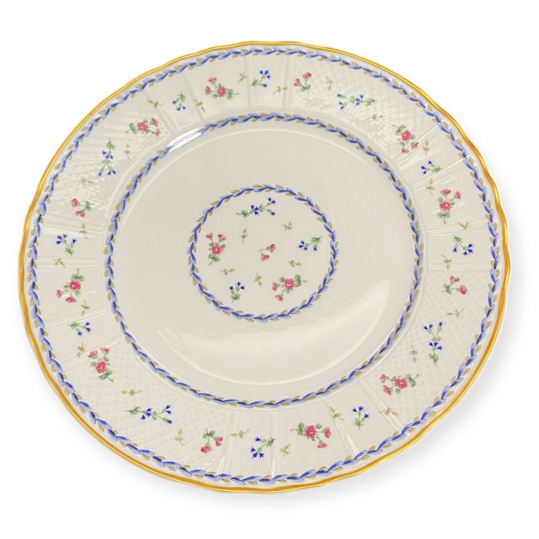 ベルナルド リモージュ アルトワシリーズ　ブルー 廃盤品　プレート4点 26cm