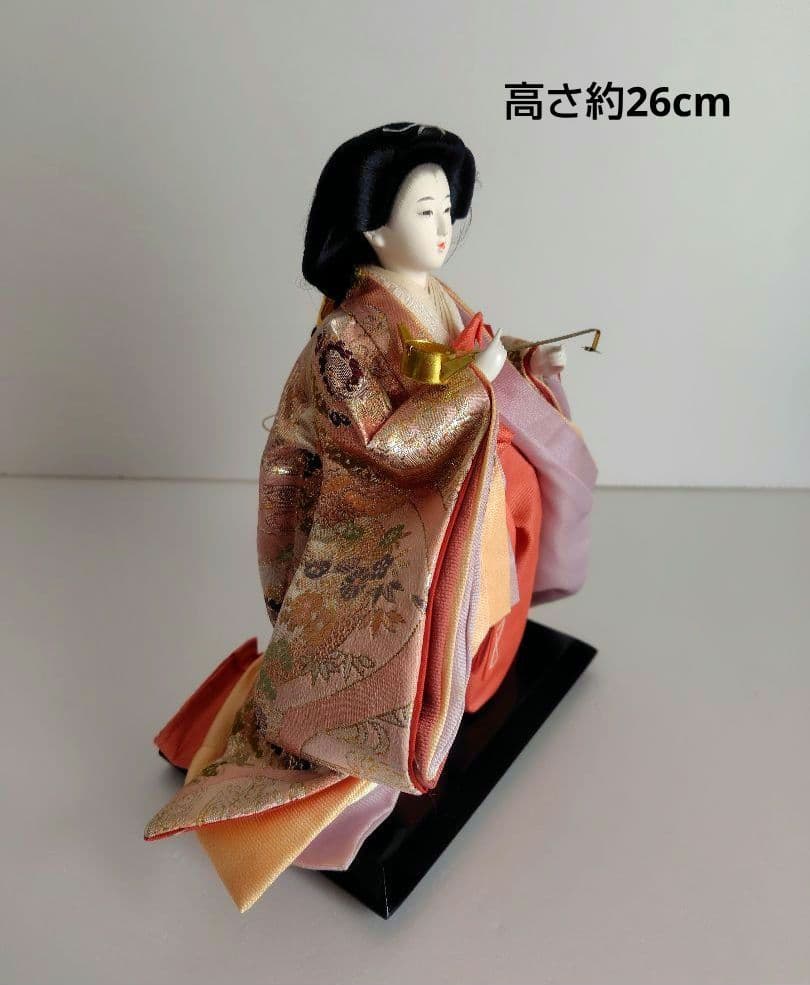 雛人形『三人官女』日本人形　美品　高さ約26cm