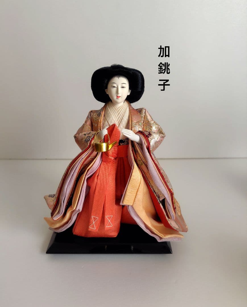 雛人形『三人官女』日本人形　美品　高さ約26cm