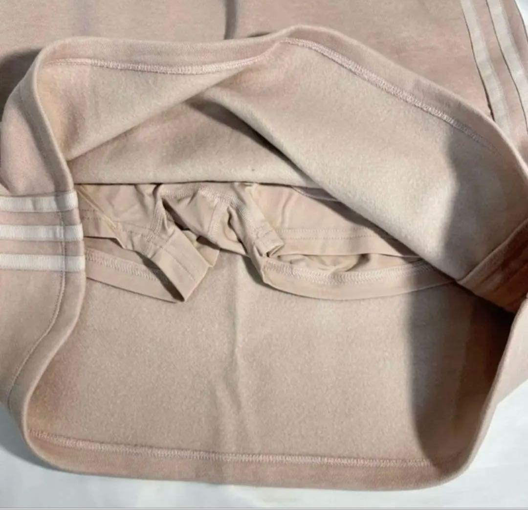 新品adidas ゴルフ　スウェット裏起毛セットアップ くすみピンク