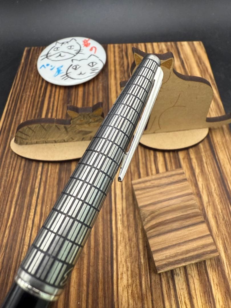 Pilot 万年筆 エリート 蝕刻 ショート 18K 画像要確認