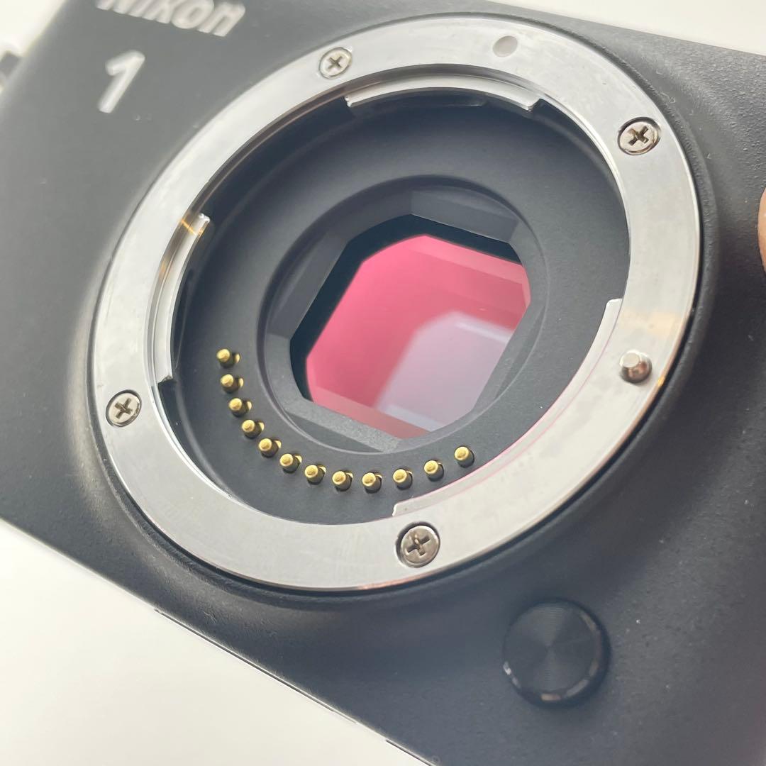 【ショット数100・返品保証】Nikon1 S2 ブラック 標準レンズキット