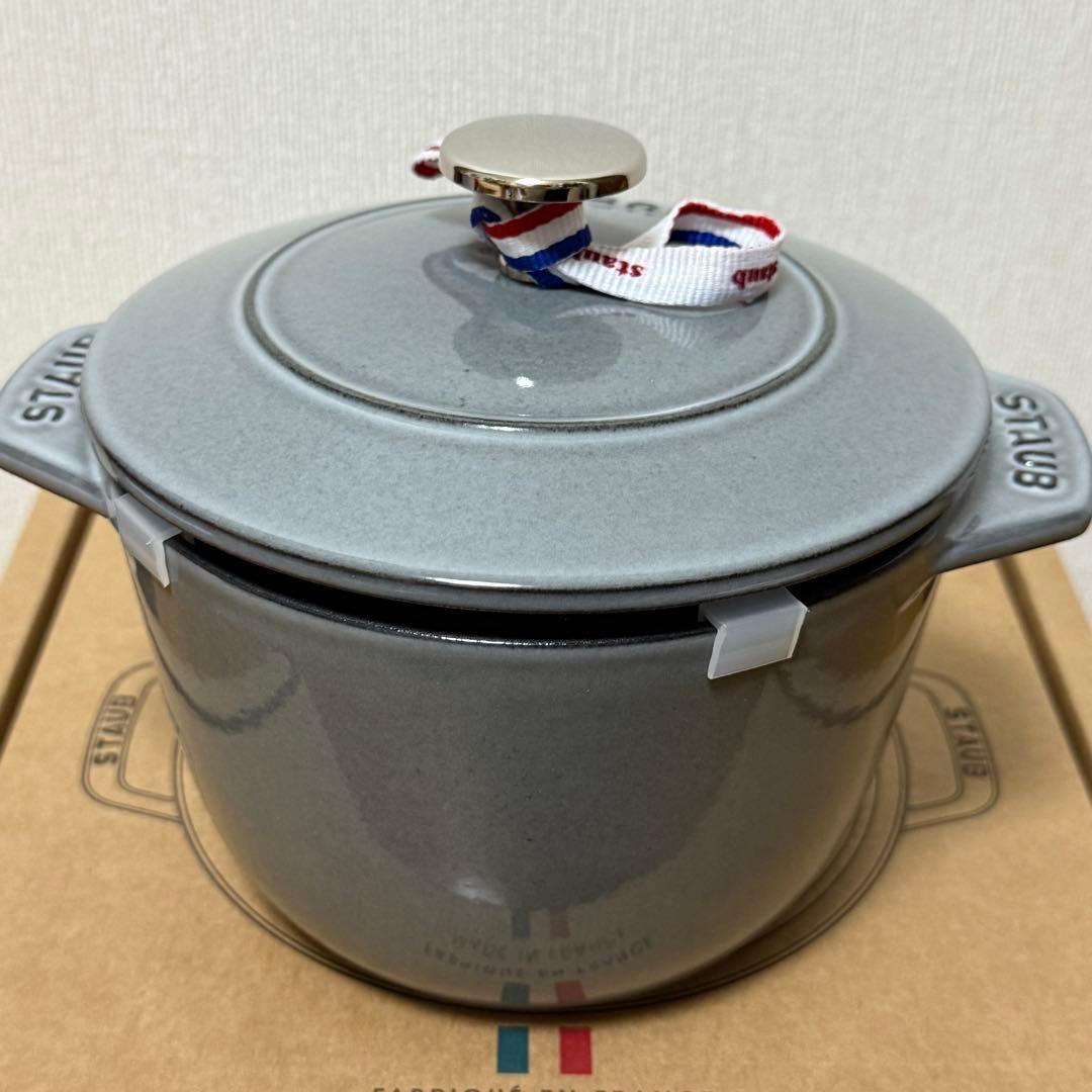 ストウブ ラココットデゴハン M グレー 新品未使用