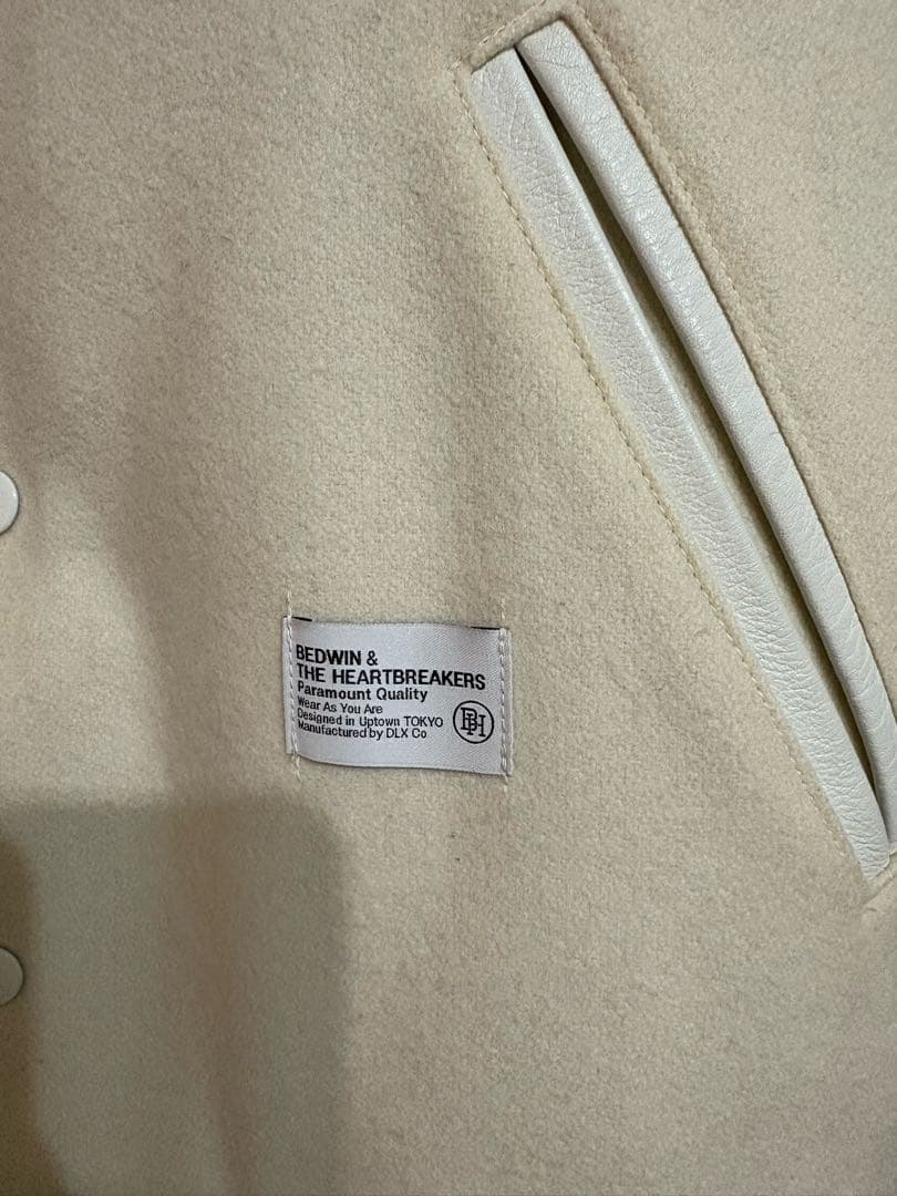 BEDWIN&THE HERTBREAKERSスタジャン 白 M 2