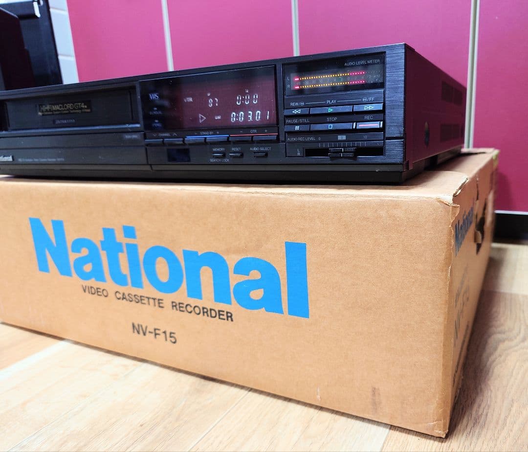 ★【未使用に近い】★ NATIONAL NV-F15/VHS/再生確認済み】