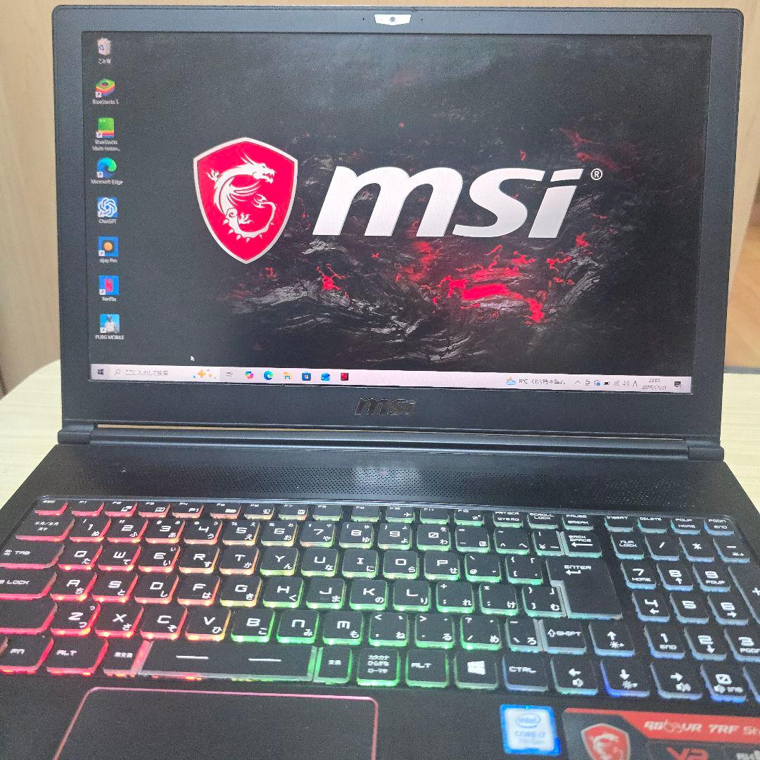 MSI ゲーミングノートPC i7 GTX 1060
