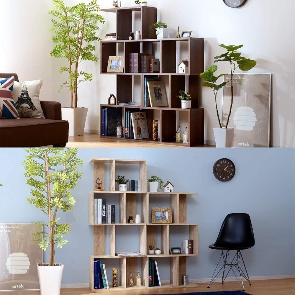 【M2234-101-70】ジグザグオープンラック 薄型ディスプレイ棚