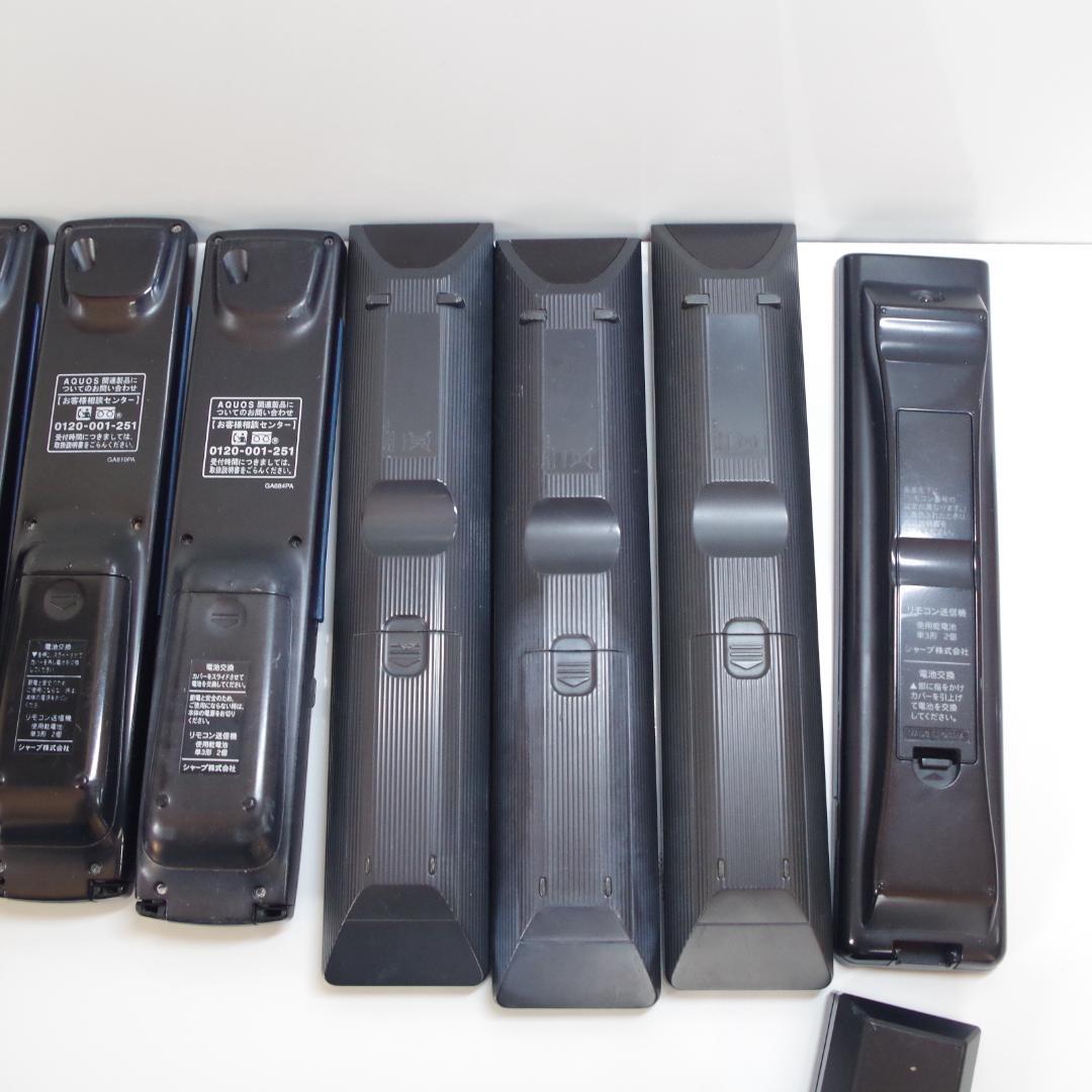 T0859 PANASONIC/SONY/SHARP BDリモコン まとめて