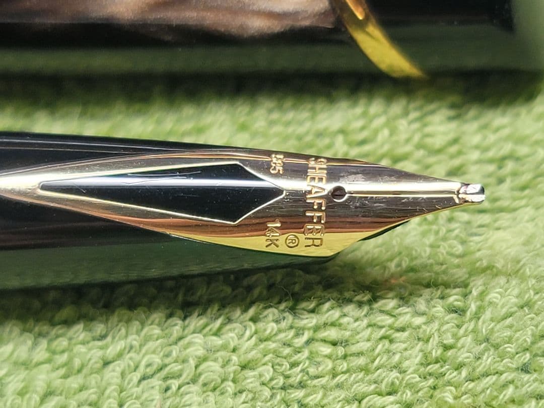 シェーファー万年筆 VLRグロッシーブラウン 美品