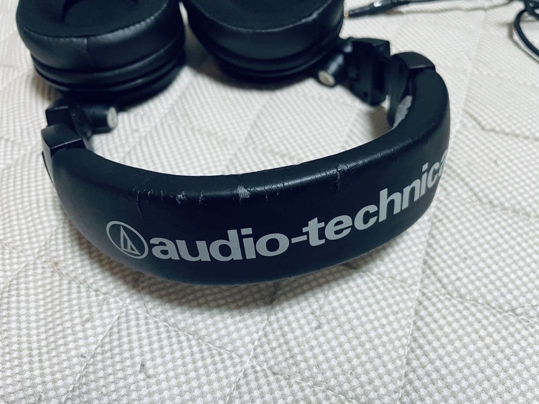 Audio-Technica ATH-M50x ヘッドホン イヤーパッド交換済