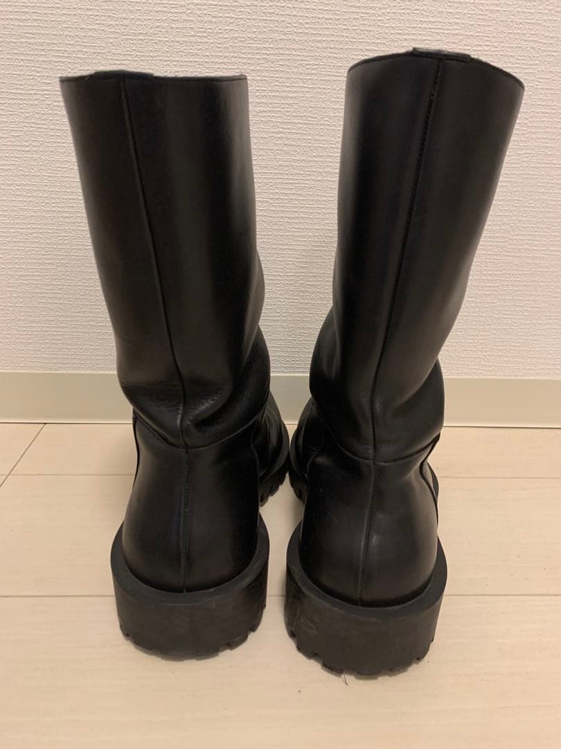 格安　売り切り！　バレンシアガ　ハマー　hummer レザーブーツ　革靴　39