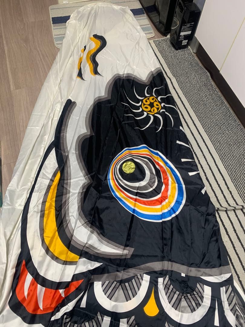 鯉のぼり　東旭　使用品　6Mセット+4m緑　+ 新品5m橙　こいのぼり