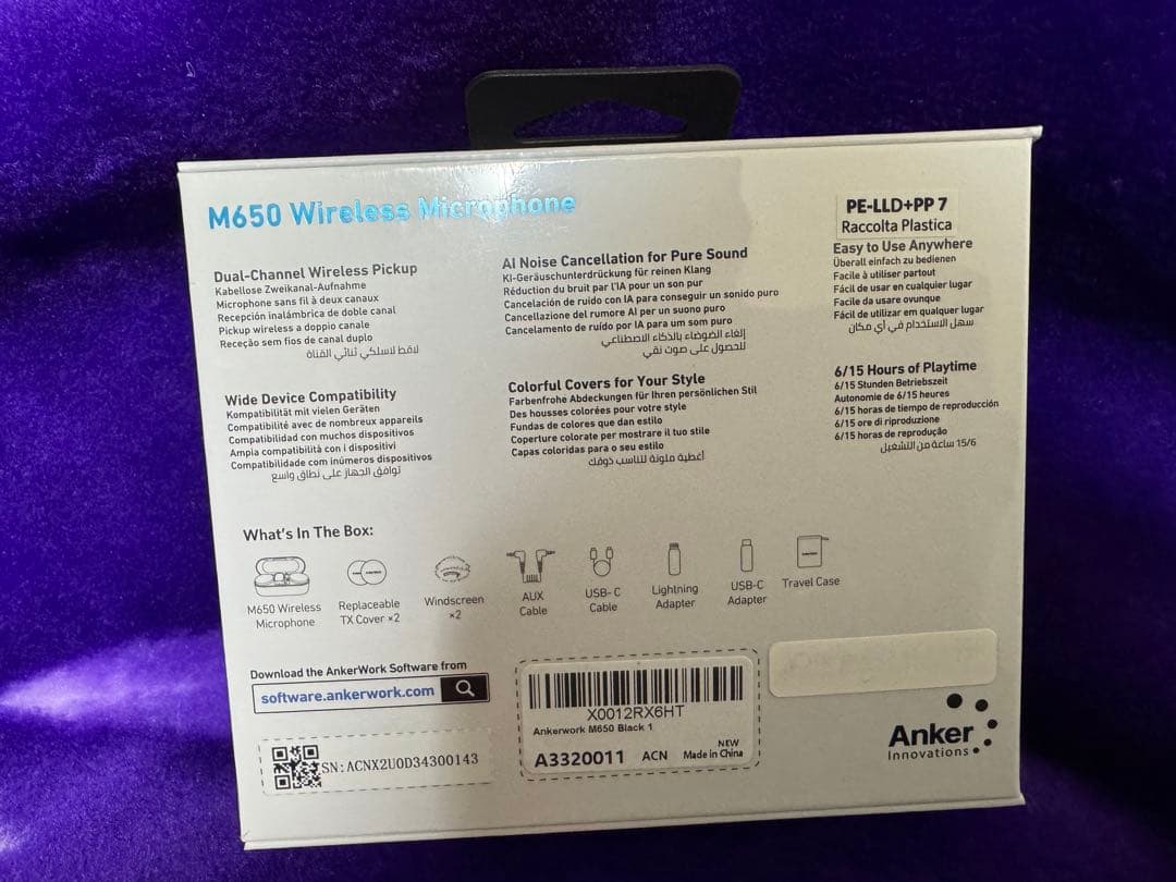 AnkerWork M650 ワイヤレスマイクロホン・新品・未使用・未開封