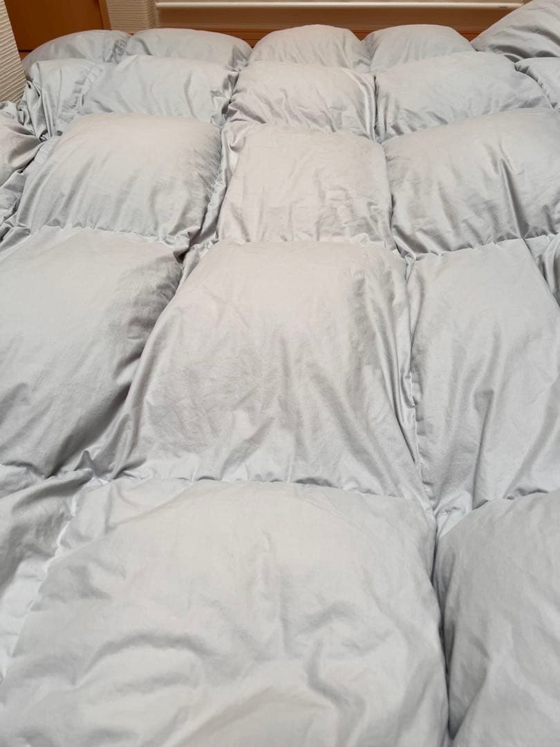 羽毛布団 ダブル 花柄 180x210cm ダウン90%フェザー10%