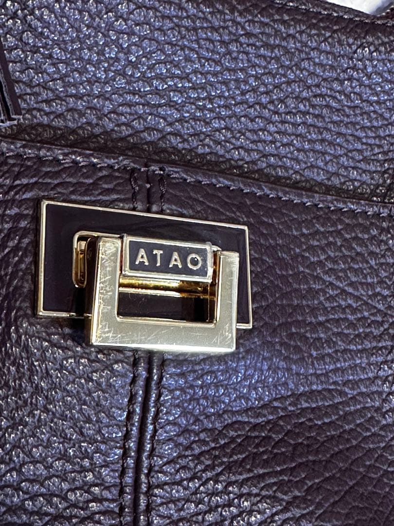 ATAO ホリデー／撥水レザーのデイリーポシェット　ミニショルダー