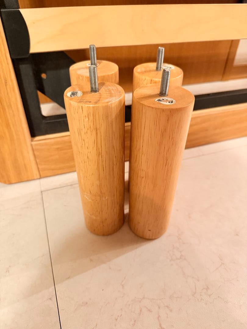 無印　ベッドフレーム　スモール　オーク材