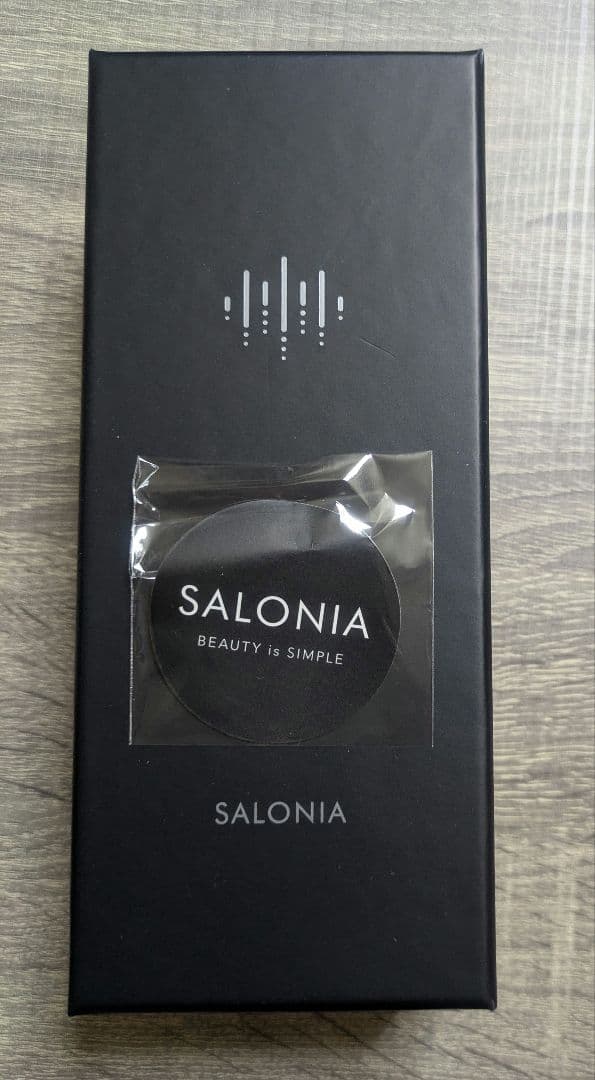 新品未開封 サロニア SALONIA EMS リフトブラシ 3Dケア ブラック