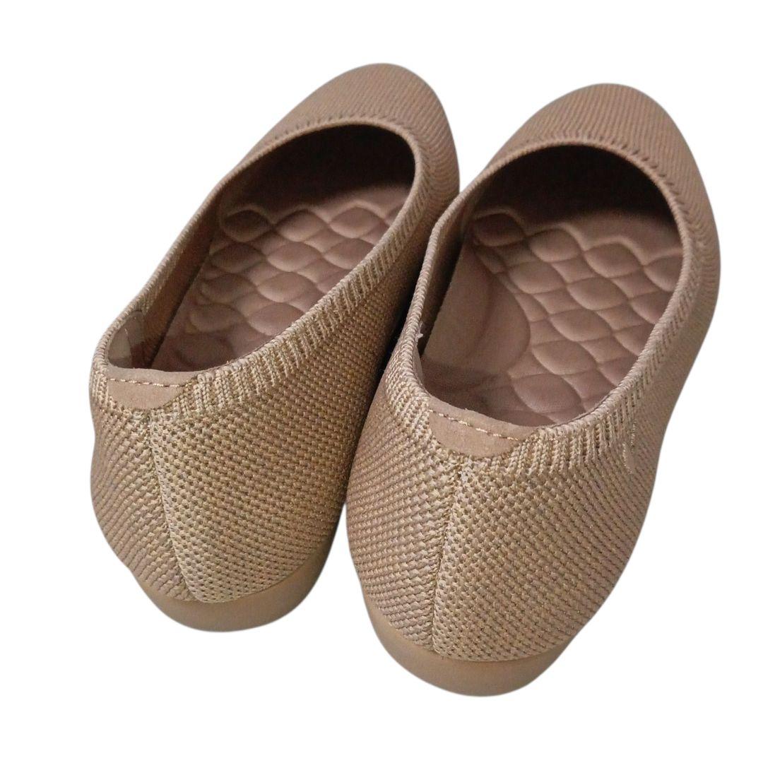 美品★VIVAIA★ビバイア★フラットシューズ★パンプス★ブラウン★撥水★軽量