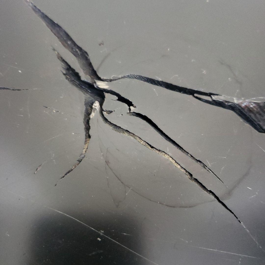 蔵出し特価本黒檀製 原木はす切り花瓶台 38×25×3,5重さ約2,8kg